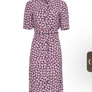 New! Kate Spade Floral Purple Dress